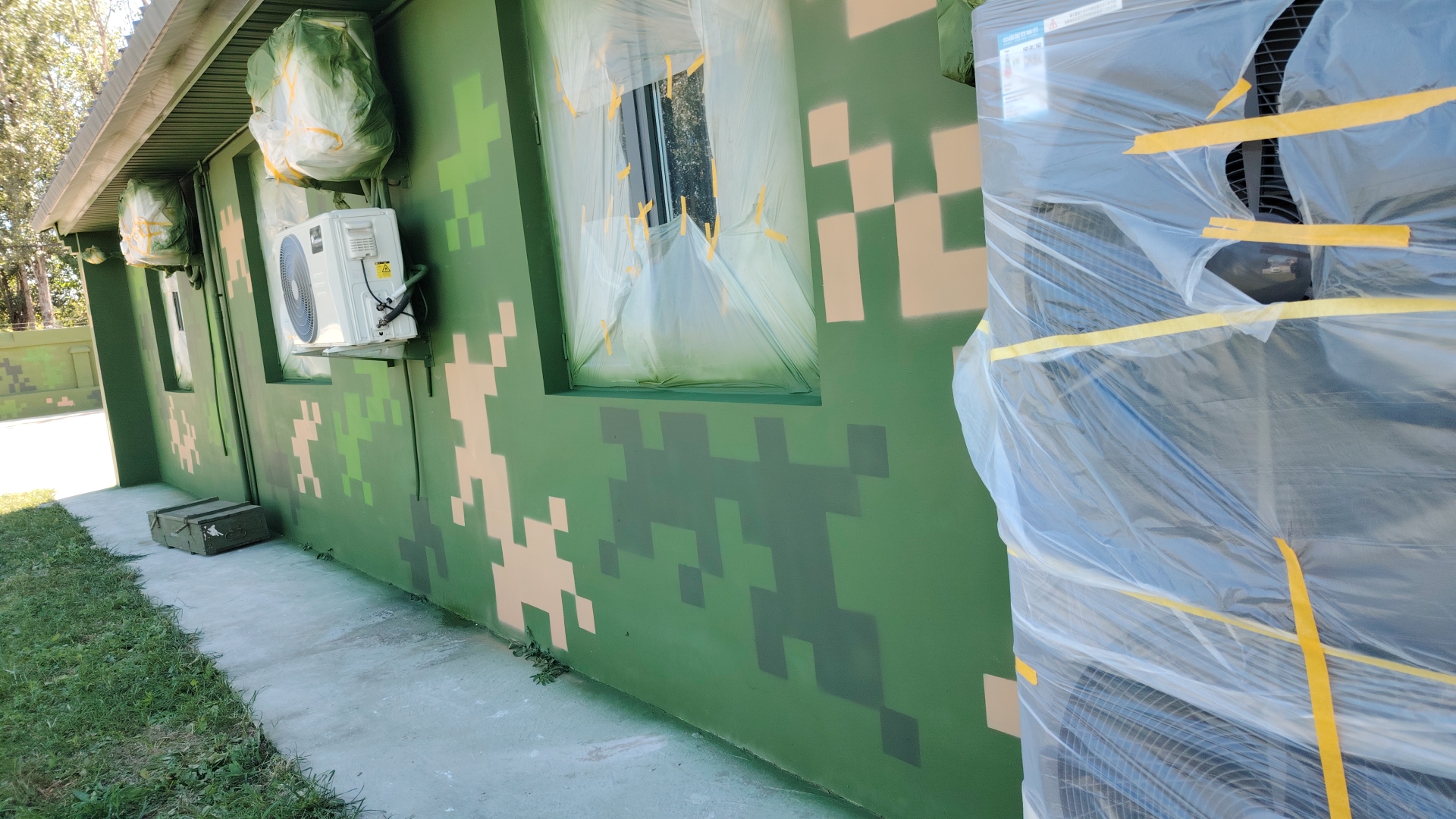 广东外墙迷彩漆施工多少钱 伪装迷彩漆  